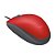 Mouse com fio USB Logitech M110 com Clique Silencioso - Vermelho - Imagem 2