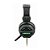 Headset Gamer , USB e P2 com LED Verde, Fone de Ouvido C/ Microfone - Imagem 2