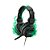 Headset Gamer , USB e P2 com LED Verde, Fone de Ouvido C/ Microfone - Imagem 4