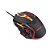 Mouse Gamer Dpi 2400 Preto/Laranja Multilaser-MO270 - Imagem 2