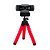 Webcam HD 720P Foco Manual, Tripé e Porteção de Lente ,Preto - Imagem 3