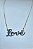 Colar Love prata 925 - Imagem 1