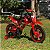 Bicicleta Infantil Aro 14 Moto Bike Com Rodinha Vermelho - Imagem 6