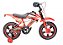 Bicicleta Infantil Aro 14 Moto Bike Com Rodinha Vermelho - Imagem 3