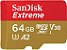 Cartão de Memória - Sandisk - Extreme 64GB - MicroSD com adaptador - Imagem 1