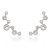 Brinco KAF Ear Cuff Pontos de Luz Variados - Banhado em ródio branco - Imagem 1