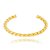 Bracelete KAF Efeito Torcido - Banhado em ouro amarelo 18k - Imagem 1