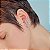 Brinco KAF Ear Cuff Glow - Banhado em ródio branco - Imagem 2