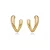Brinco KAF Ear Hook Curve - Banhado em ouro amarelo 18k - Imagem 1