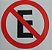 Placa Proibido Estacionar Carga e Descarga 20x30 PS113 - Imagem 2