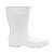 Bota Galocha Pvc Limpeza Faxina Branco Antiderrapante Bracol - Imagem 2