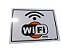 Placa De Sinalização Wifi Zone Ref Ps633 Encartale - Imagem 1