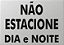 Placa - Não Estacione Dia e Noite  20 x 30 - Imagem 3