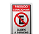 Placa - Proibido Estacionar Sujeito a Guincho 20x30 - Imagem 1