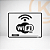 Placa de Sinalização Wi-Fi | Acesso à Internet - Imagem 1
