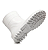 Bota Galocha Pvc Limpeza Faxina Branca Antiderrapante Bracol - Imagem 2