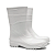 Bota Galocha Pvc Limpeza Faxina Branca Antiderrapante Bracol - Imagem 3