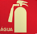 Placa Fotoluminescente - Extintor Água c/ Pictograma - Imagem 2