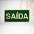 Placa Fotoluminescente S12 Saída de Emergência - Imagem 1
