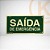 Placa Fotoluminescente S12-2 Saída de Emergência - Imagem 1