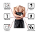 Cinta Abdominal Lombar Faixa Neoprene 130x25 Cm - Imagem 3