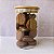 Pote Vidro Com Tampa Bambu 950ml - Imagem 1