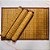 Jg Americano Bambu Com Borda Bege 4pc - Imagem 1