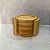 Porta Copos Com Suporte Bambu Redondo 6pc - Imagem 1