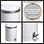 Lixeira Com Pedal Plastico Branca 5l - Imagem 3