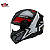 Capacete Peels Spike II 1ST Preto Brilho e Rubi - Lançamento - Imagem 1