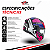 Capacete Peels Spike II 1ST Preto com Rosa Brilho - Imagem 4