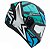 CAPACETE PEELS SPIKE II 1ST PTO/VERDE AGUA - Imagem 1