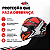 Capacete Peels Spike II 1ST Preto com Vermelho Brilho - Imagem 4