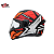 Capacete Peels Spike II 1ST Preto com Vermelho Brilho - Imagem 1