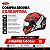 Capacete Peels Spike II 1ST Preto com Vermelho Brilho - Imagem 6