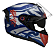 CAPACETE PEELS ICON PRO TOKYO AZUL FOSCO/PRATA - Imagem 1