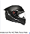 CAPACETE PEELS ICON PRO NKD PRETO FOSCO/PRATA - Imagem 1