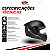 Capacete peels Icon NKD Preto Fosco C/ Óculos Interno - Imagem 4