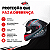Capacete Peels Icon Pro Field Preto Fosco/Ciano C/ Óculos Interno - Imagem 5