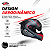 Capacete Peels Icon Pro Field Preto Fosco/Ciano C/ Óculos Interno - Imagem 3