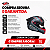 Capacete Peels Icon Pro Field Preto Fosco/Ciano C/ Óculos Interno - Imagem 8
