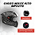 CAPACETE PEELS ICON PRO FAST PTO/BCO - Imagem 3