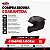 Capacete Peels Icon Pro Fast Com Óculos Interno Preto Fosco e Vermelho - Imagem 8