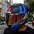 Viseira MT Helmets Stinger 2 Iridium/Silver/Red/Rainbow/Fume - Imagem 4