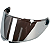 Viseira MT Helmets Stinger 2 Iridium/Silver/Red/Rainbow/Fume - Imagem 3