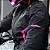 Jaqueta Motoqueiro X11 One Sport Feminina Impermeável Preto/Rosa - Imagem 2
