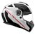 Capacete Peels TR1 Articulado Branco/Preto - Imagem 3