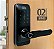 Fechadura Digital SL205 Preto Papaiz - Imagem 1