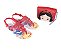 Sandalia Princesas 22496 Clutch Bag Bege Vermelho - Imagem 1
