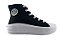 Tenis Casual Moleca 5757.102 Lona Sider Preto Branco - Imagem 1